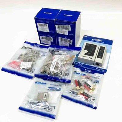 VCELink Mischpackung 3 bestehend aus: 4 Netzwerkdosen CAT6A (RJ45 Dose), 1