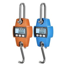 Digital Crane Scale 660 lbs/300 kg Handheld Hanging Scale Orange