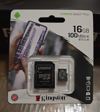 Kingston Technology 16GB micro SD card and adaptor