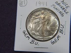 1941 Walking liberty half in Gem B.U. condition # 1