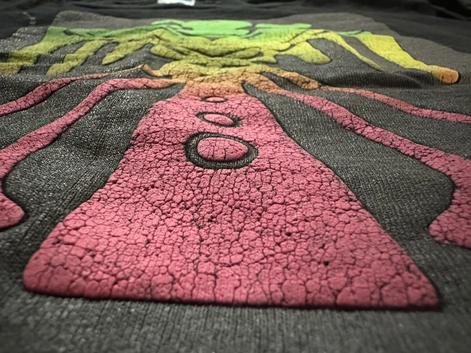 复古 1989 年新墨西哥州自然历史博物馆旅游目的地黑色衬衫男式 LG — 第 4/4 张图片