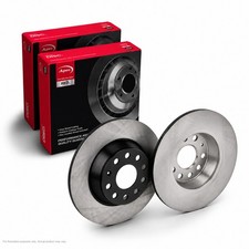 2x APEC Rear Brake Discs For VW PASSAT B6 (3C2) 2.0 TDI 125kW/170HP/1968cc