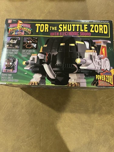 Vintage Mighty Morphin Power Rangers Tor The Shuttle Zord Bandai 1994