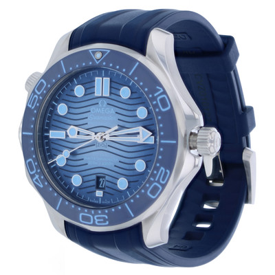 NEW Full Set Omega Seamaster 42 mm Summer Blue Steel Watch 210.32.42.20.03.002