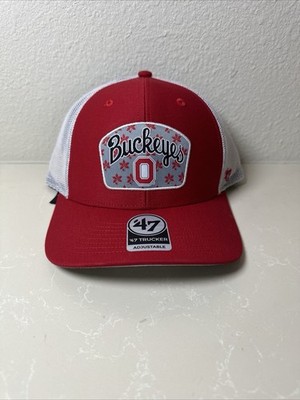 Ohio State Buckeyes  47 Brand Trucker Hat Mesh Snapback Adjustable Cap OSFA NWT!
