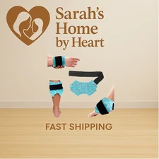 Ankle/Sport Foot Ice Therapy Wrap,Hot Cold Ice Gel Pack with Adjustable Brace...