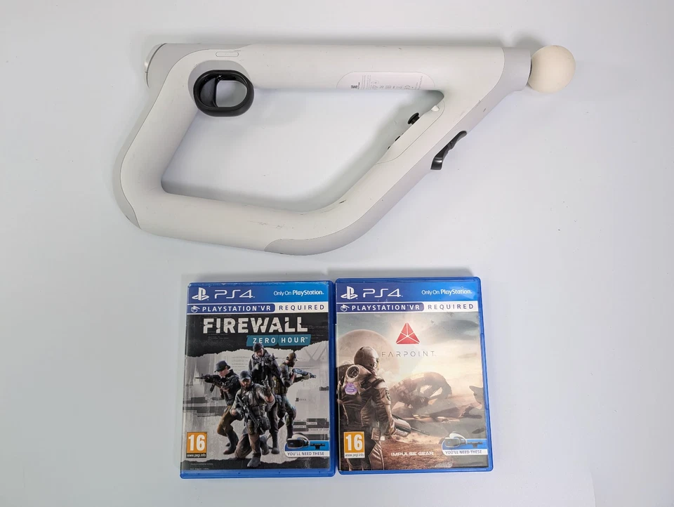 PS4 VR Aim Controller Gun & 2 Game - Farpoint Firewall - Sony Playstation 4 - Image 2 of 2
