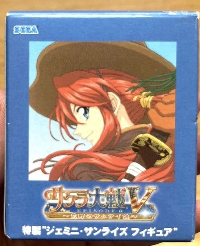 SEGA SAKURA WARS V EPISODE 0 GEMINI SUNRISE PS2 BONUS 2004 FIGURE NEW FIGURE