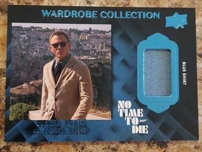 2025 Upper Deck James Bond No Time To Die Wardrobe Collection Daniel Craig #WC-6
