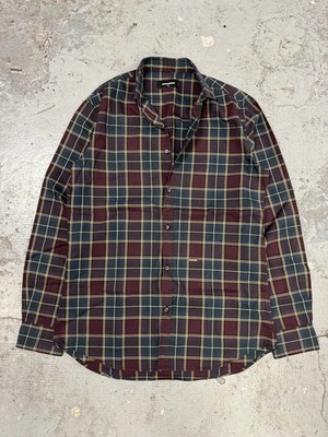 AW2015 Dsquared2 Green & Red Checked Shirt (M)
