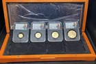 2022 - Four Coin Set - 1/10, 1/4, 1/2, 1 oz Gold Eagles - MS 70 1.85 ozt