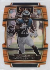 2021 Panini Select Concourse Orange Prizm Die-Cut /249 Miles Sanders #28 3hd
