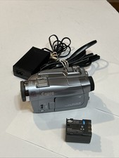Canon Elura 80 Silver 2.5" LCD Screen 360x Digital Zoom Camcorder Tested Bundle