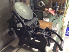 letterpress press 6x9 chase Daughaday improved model 2 printing press