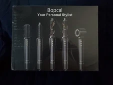 Bopcal 5 in 1 Dark Gray Hair Dryer Styler Auto Air Wrap Frizz Control Tool "New"