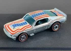 Vintage Hot Wheels Redline 1976 Super Chromes Mustang Stocker - Stars & Stripes!