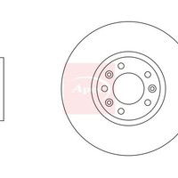 Peugeot 508 I 8D 2010-2018 Bremsscheibe Vorne (Einzeln) DSK2864