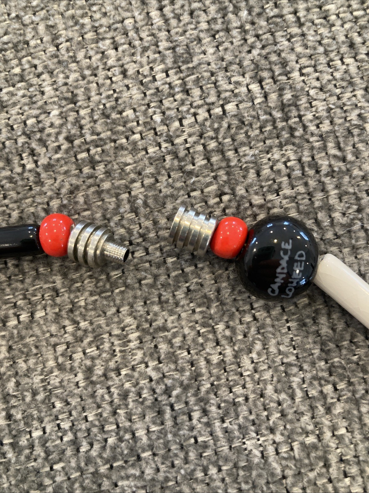 Ruby Z Candace Loheed Red Heart Statement Necklac… - image 5