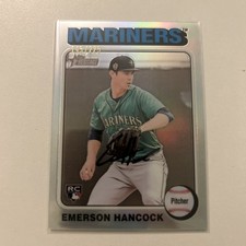 Topps Heritage High Number  Emerson Hancock #320 Chrome Silver Border /225 (RC) 