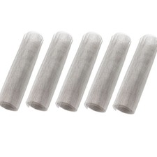 304 Stainless Steel 80 Mesh Woven Fine Wire Filter Screen 7.8x11.8 In 5 PCS