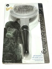 JW Pet GripSoft Slicker Brush with Soft Pins for Regular Brushing for All Breeds
