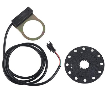 Sunicon Bike Power Pedal Assist Sensor, 12 Magnets Electric #936, Black