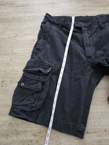 Vintage Polo Ralph Lauren Cargo Shorts 33 Black Paratrooper Military Drawstring - Picture 13 of 13