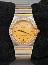OMEGA Constellation 25mm 18k Gold And Stainless Steel Women's Watch 895-1201