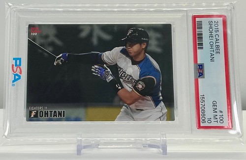 SHOHEI OHTANI 2015 CALBEE #100 PSA10!GEMMINT!LOWPOP!(RC)