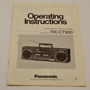 Panasonic Rx Ct 900 Manual Transmission
