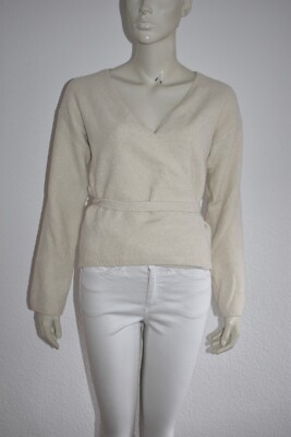 JAKE*S   Wickel Strickjacke in Eggshell Offwhite - S