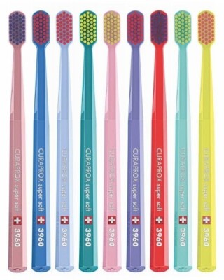 CURAPROX SUPER WEICH 3960 ZAHNBÜRSTEN FÜR EMPFINDLICHES ZAUGUMMI (3ER-PACK)