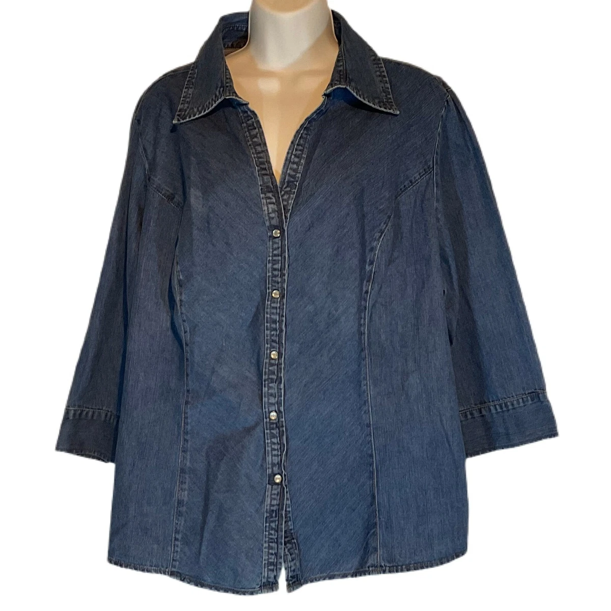 Faded hotsell jean shirt
