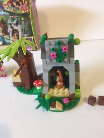 Lego Friends 41032 First Aid Jungle Bike Complete (light Green Palm Leaves)