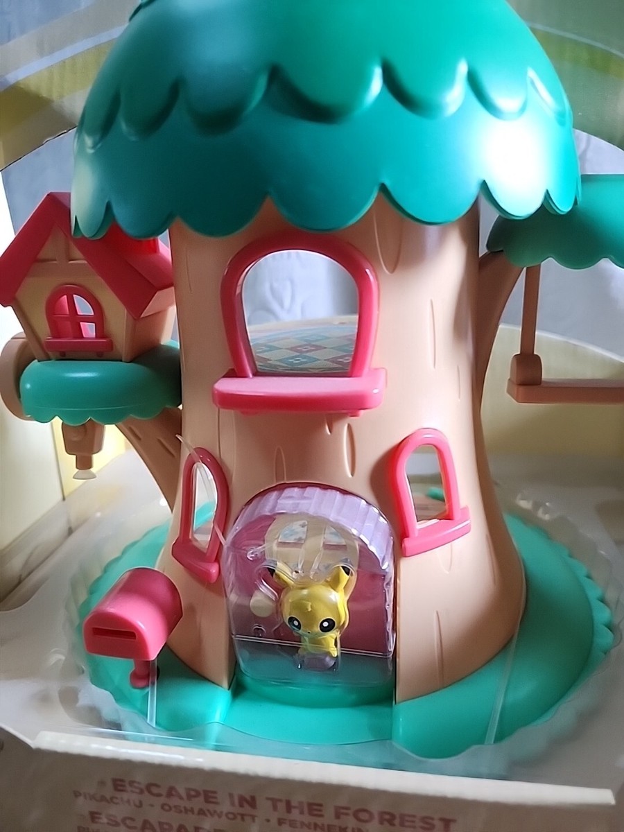 Pokemon Petite Pals Escape in the Forest PIKACHU Playset◇22 Pieces◇NEW◇TOMY