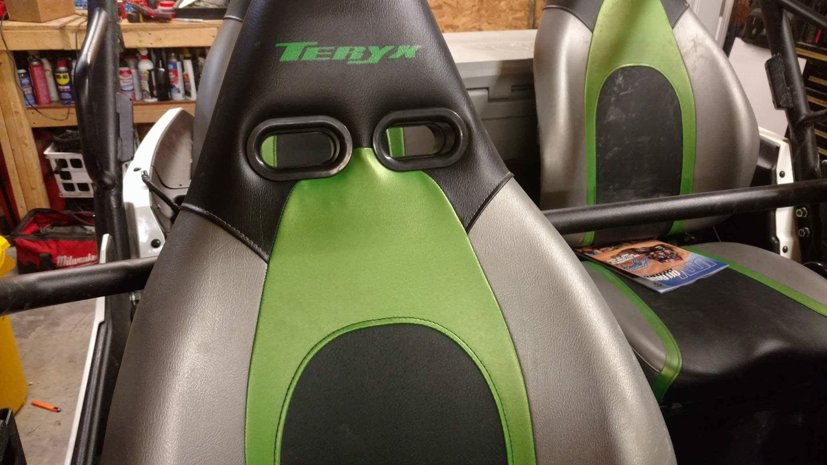 4 Seat Set Harness Insert Seat Passthrough Bezel RZR UTV Race