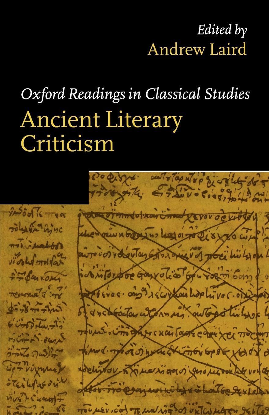 Thumbnail - Ancient Literary Criticism Andrew Laird Taschenbuch Paperback Englisch