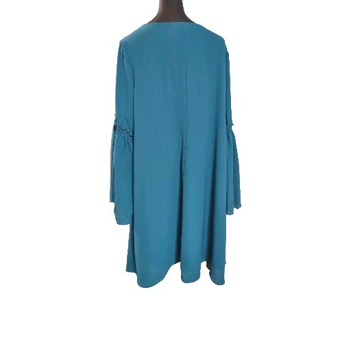 The Vanity Room Womens Dress Sz 2X Emerald Gleen Sexy VNeck Juliet