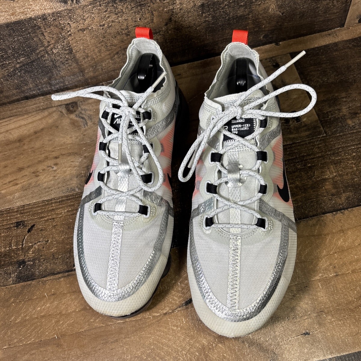 Nike Air VaporMax Running Shoes/Platinum Orange/Silver Grey (AR6631-003)/NO BOX Nike Air VaporMax 2019 Platinum Orange Men main image 4