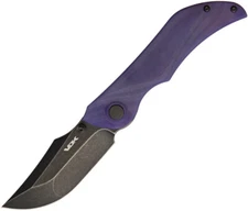 New New VDK Knives Talisman Linerlock Purple VDK024 PURPLE JADE TALISMAN
