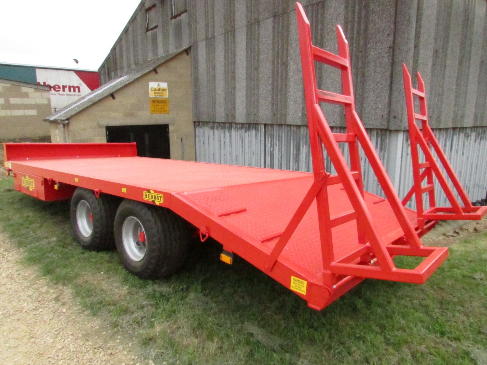 HERBST Low Loader 18ft Beavertail Plant Trailer, 7.8 tonne carry - New ...