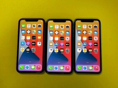 Apple iPhone 11 - 64GB 128GB (Unlocked) Black Red Green - Average Condition 