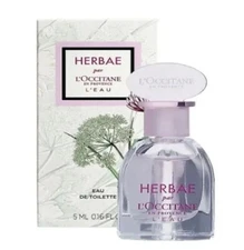 L'Occitane En Provence HERBAE L'EAU Eau de Toilette Splash Mini 0.16 oz. NIB