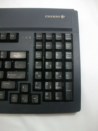 Cherry MY 7000 USB Multiboard Keyboard Black POS Credit Card Reader Germany - Picture 4 of 11