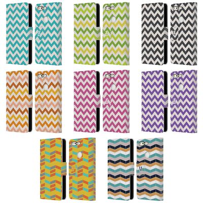 HEAD CASE DESIGNS ZIGZAG BRIEFTASCHE HANDYHÜLLE HÜLLE HUELLE FÜR GOOGLE HANDYS