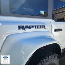 2022-2025 Ford Bronco Raptor Rear Side Raptor- Comes In Pair Vinyl Decal