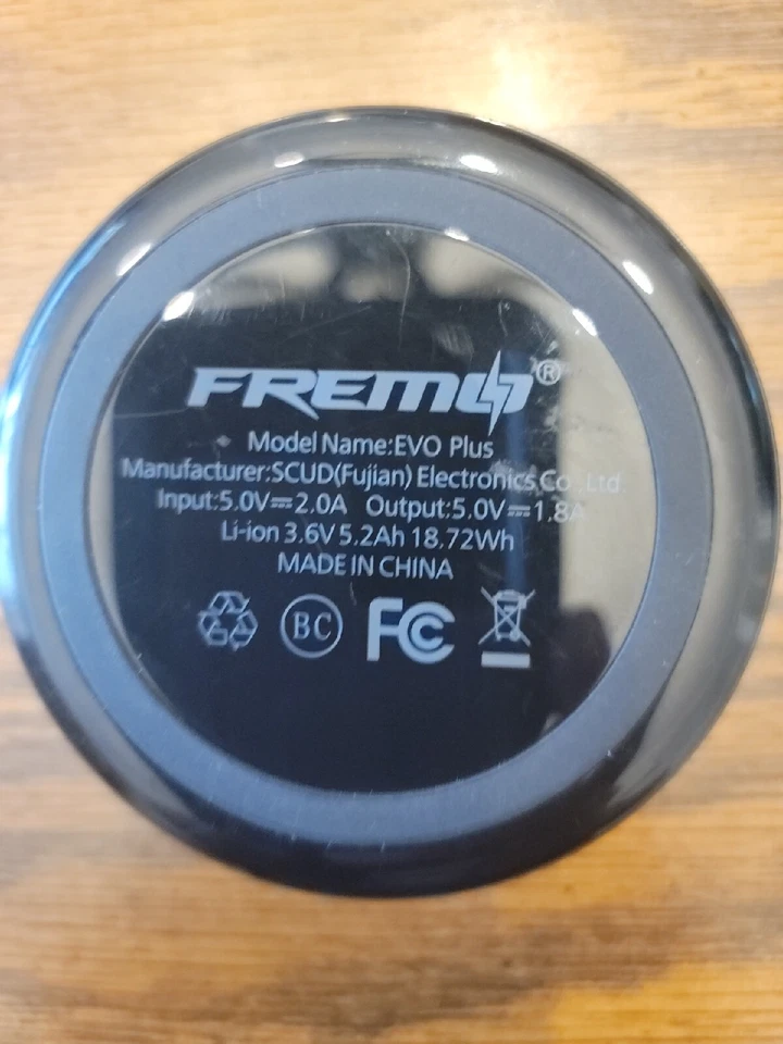 Fremo Evo Plus 电池底座适用于亚马逊 Echo Dot(黑色)   — 第 4/4 张图片