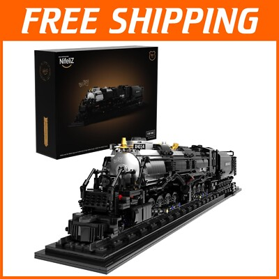 #ad Big Boy Articulated Steam Locomotive Building Set 1818 Pieces for Enthusiasts $139.99
