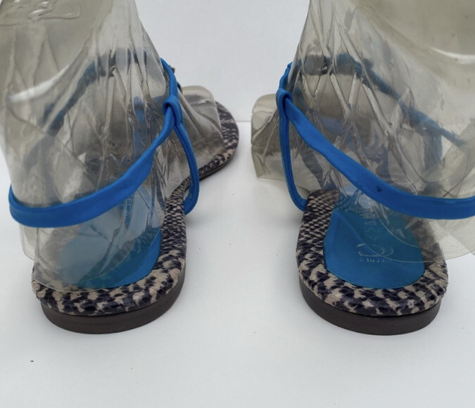 Jeffrey Campbell Mystic Python Ankle Strap Sandal… - image 3