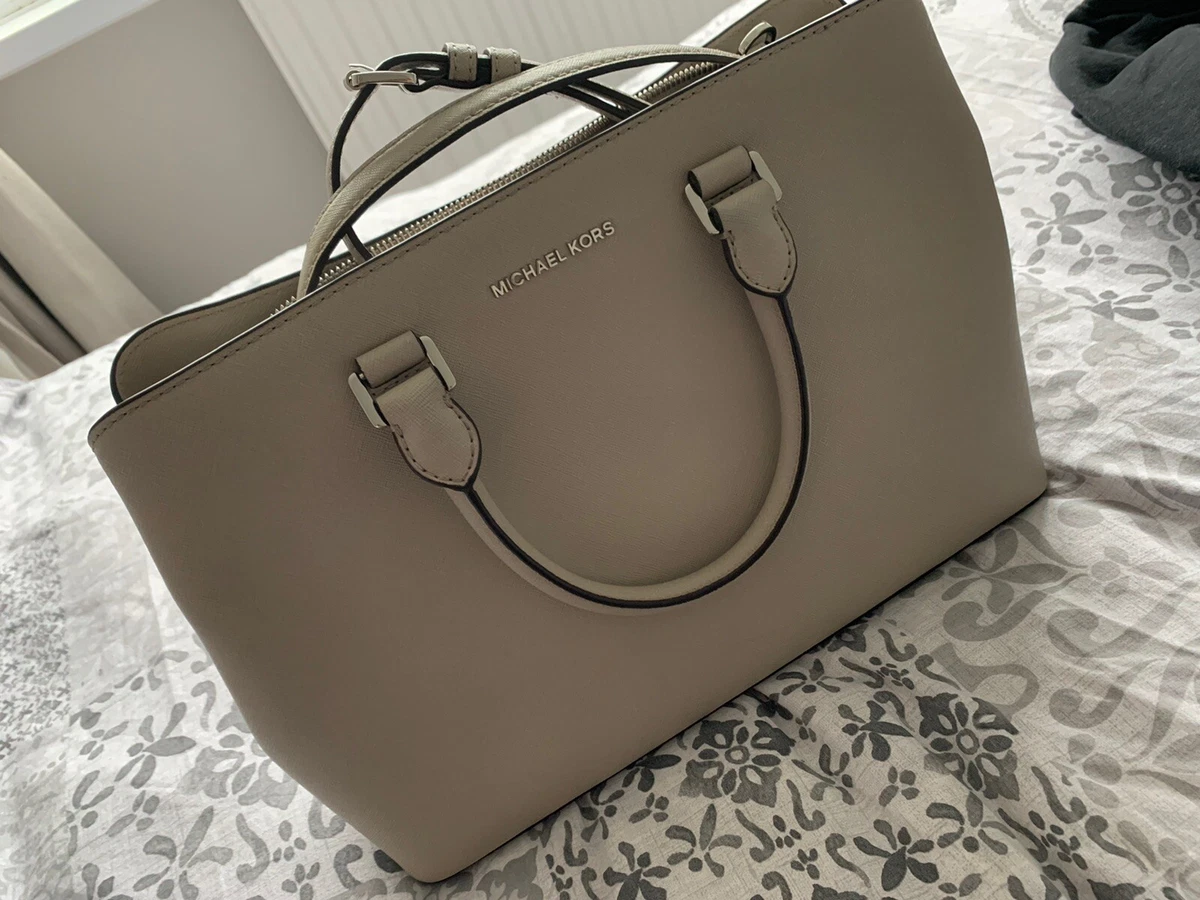 Michael kors light grey cheap handbag